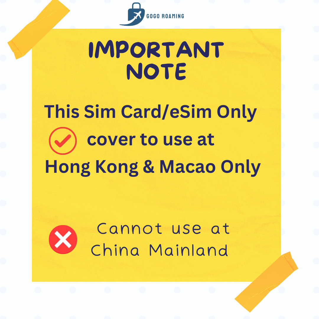 HK & Macao can use